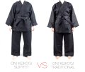 Oni Keikogi 2.0 SLIMI FIT | Ninjutsu Gi in lino | Hemp Ninjutsu Gi