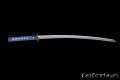 katana giapponese blu bambù