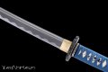 katana giapponese blu bambù