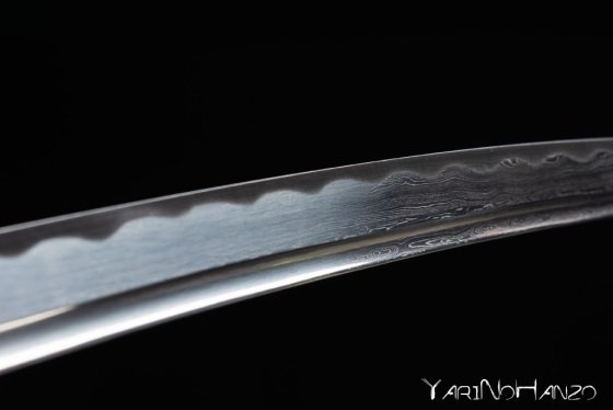 Fukushima Wakizashi damasco