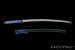 katana giapponese blu bambù