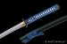 katana giapponese blu bambù