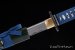 katana giapponese blu bambù