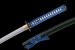 katana giapponese blu bambù